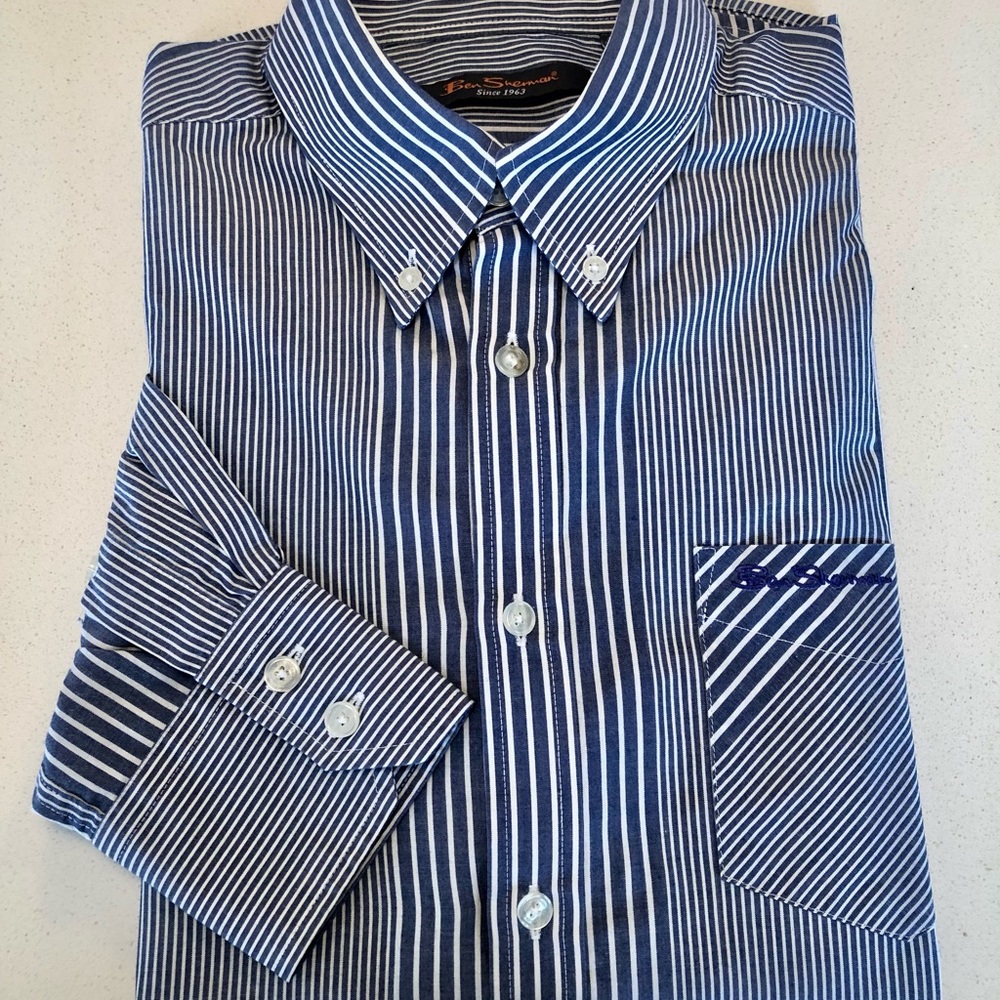 🍉 2/25$ Ben Sherman striped shirt M